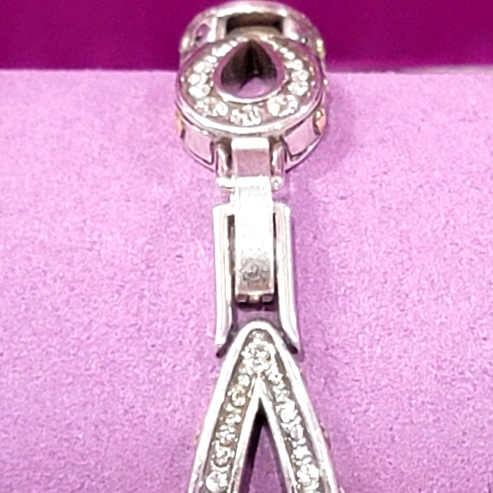 Brighton Retired Plaza Teardrop Hearts Nwot - image 5